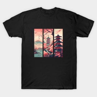 Trio Japanese art T-Shirt